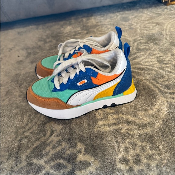 Puma Other - Puma Kids Boys Rider Fv Future Vintage Lace Up Sneakers Shoes Casual